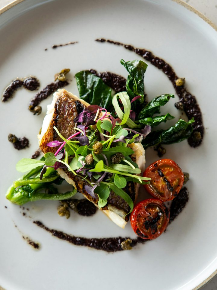 Plato firma del chef